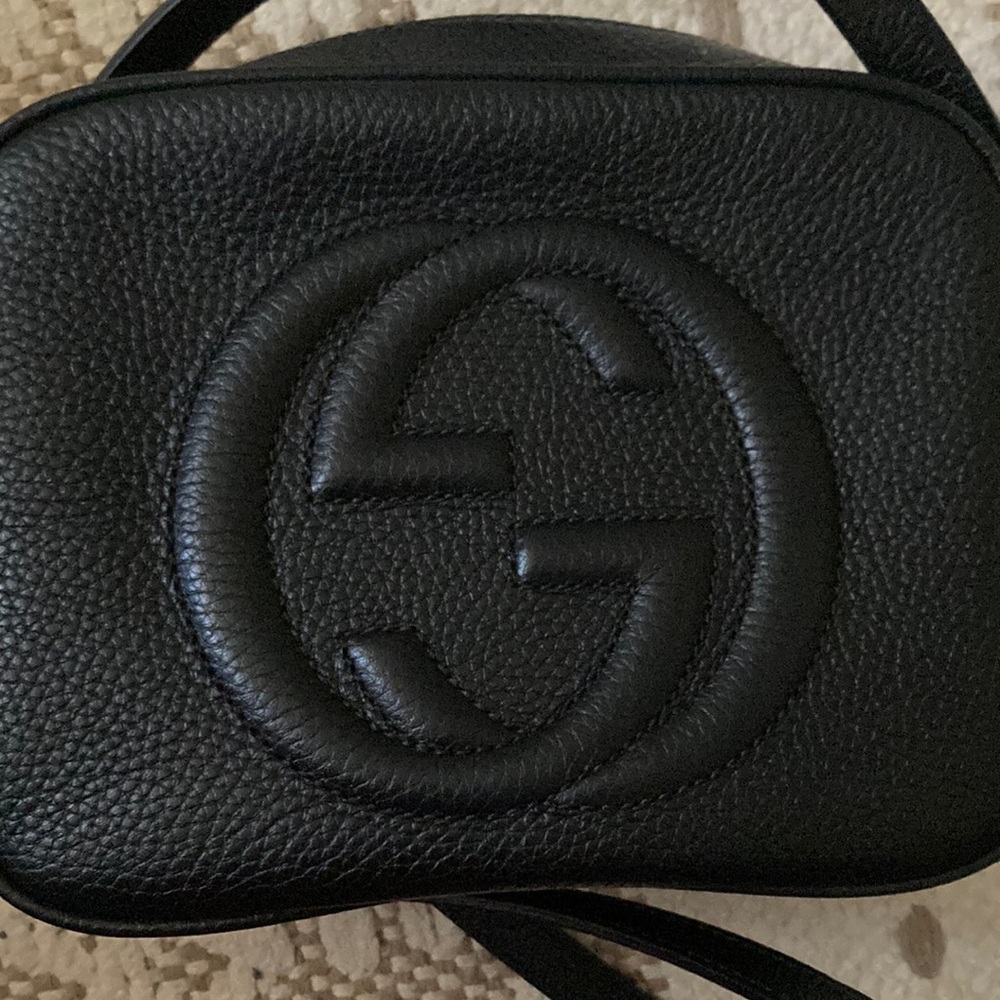 Gucci Black Leather Disco Bag - Picture 2 of 8
